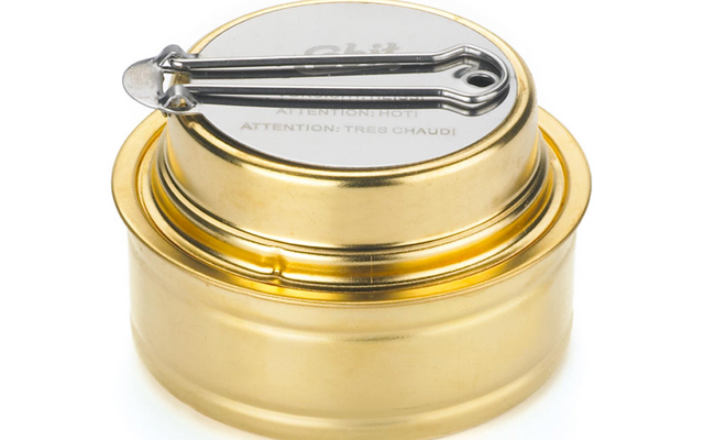 Esbit Spiritusbrenner aus Messing f&uuml;r 70 ml Brennspiritus