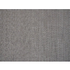 Primer plano de un textil tejido gris con un patrón diagonal