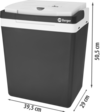 Berger Z2 32 thermoelektrische K&uuml;hlbox mit K&uuml;hl- und W&auml;rmefunktion 30 Liter