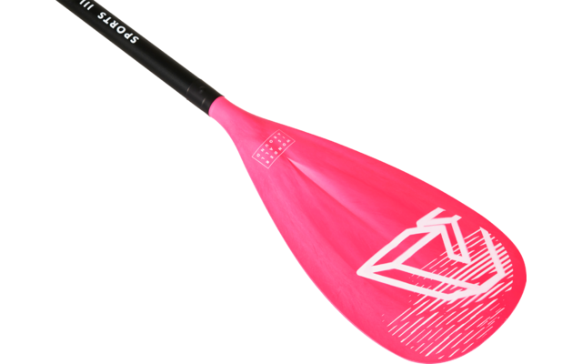 Aqua Marina Sports III Coral Adjustable aluminum paddle pink / black