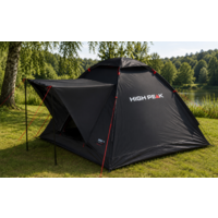 High Peak Beaver 3 freistehendes Einfachdach Kuppelzelt schwarz f&uuml;r 3 Personen 