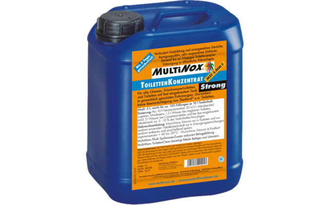 Detergente concentrato wc MultiMan Strong liquido 5 litri