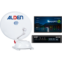 Alden Onelight@ 60 HD EVO Fully Automatic Satellite System Ultrawhite including S.S.C. HD Control Module / LTE Antenna / Smartwide LED TV 22 Inch