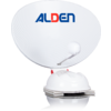 Alden satellite TV set consisting of AS4 80 HD SKEW antenna including S.S.C. HD control module and Ultrawide TV 18.5 inches