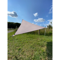 Bent Sonnensegel TC-Zip-Canvas Single aus Baumwoll-Mischgewebe Rose