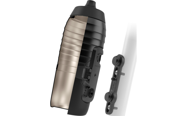 Botella Fidlock Twist x Keego de titanio elástico con sistema de portabotellas mecánico magnético 600 ml