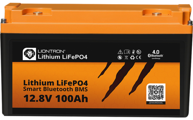 Liontron LiFePO4 lithium accu 12.8V 100 Ah alles in één