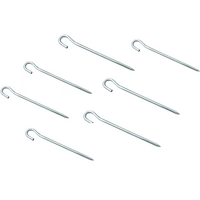High Peak Aluminium Erdnagel 6er Pack 18 cm silber