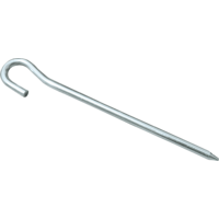 High Peak Aluminium Erdnagel 6er Pack 18 cm silber