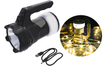 510969 - Berger Junia 4-in-1 Campingleuchte mit Lichterkette und Laserpointer