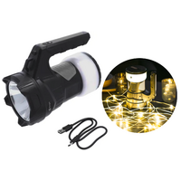 Berger Junia Lampe de camping 4 en 1 avec guirlande lumineuse