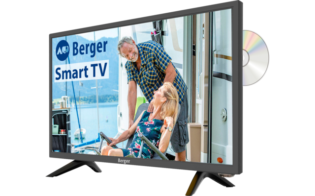 Berger Smart Full HD Fernseher mit Triple Tuner und 12 / 230 V 32 Zoll 
