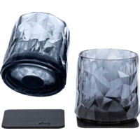 silwy Tumbler Magnet-Kunststoffgl&auml;ser 2er Set 250 ml grau 