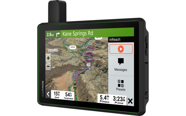 Dispositivo de navegación para deportes de motor Garmin Tread SxS Edition con rastreador de viajes en grupo de 8 pulgadas