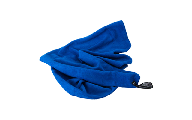 BasicNature Handdoek Terry 85 x 150 cm blauw