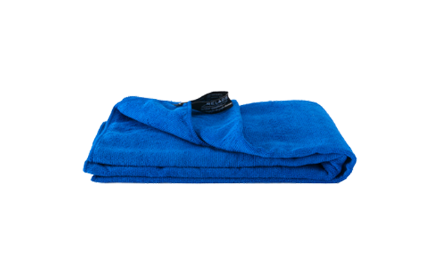 BasicNature Handtuch Terry 85 x 150 cm blau