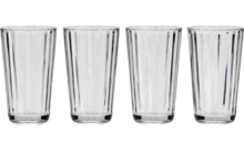 512751 - Flamefield Crystal Line Tall Tumbler Becher 4 teilig  450 ml