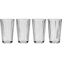 Flamefield Crystal Line Tall Tumbler Gobelet 4 pi&egrave;ces 450 ml