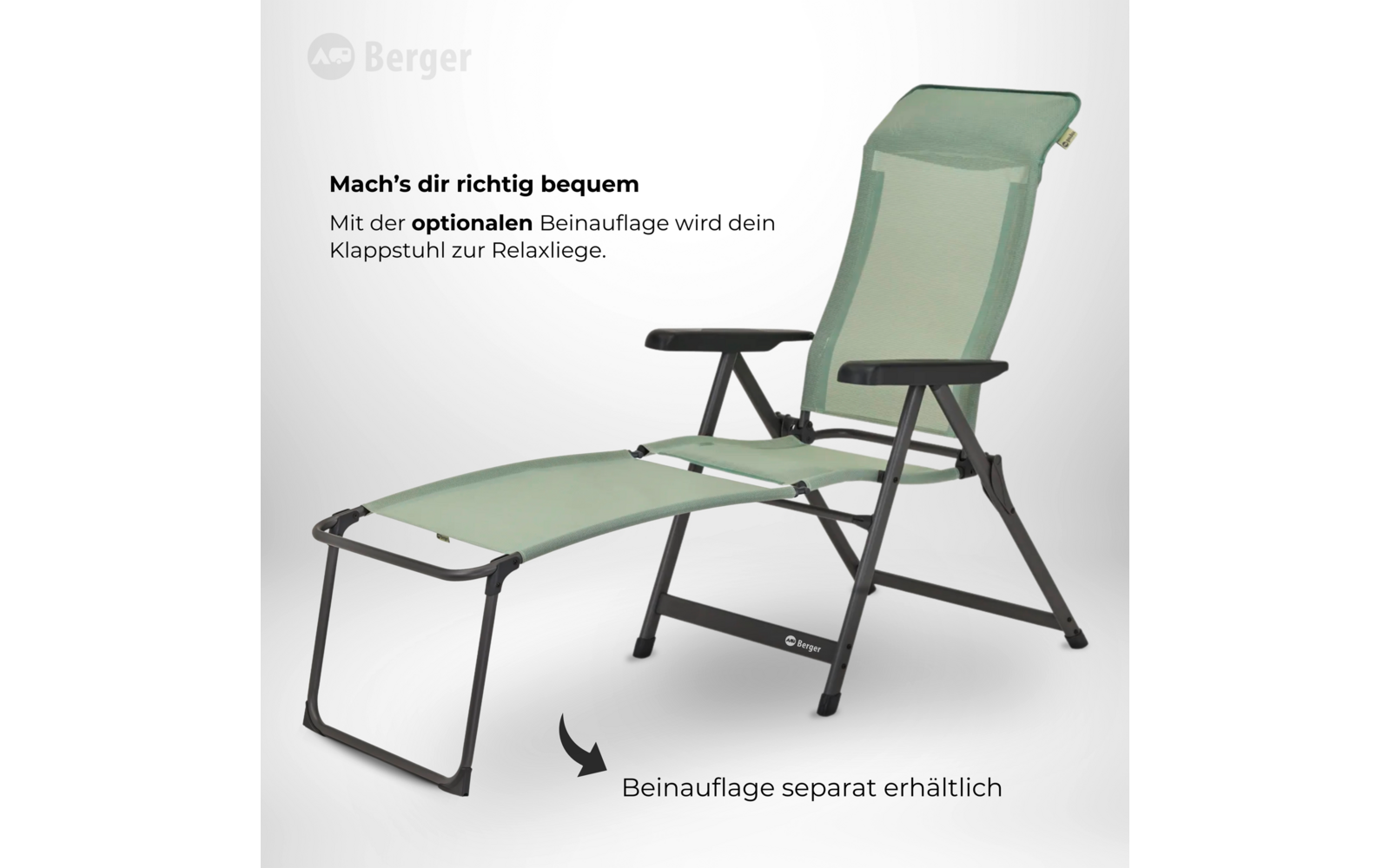 Produktbild Berger Iseo Luxus Klappstuhl (verschiedene Modelle) 1