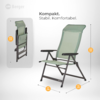 Kleines Produktbild Berger Iseo Luxus Klappstuhl (verschiedene Modelle) 1