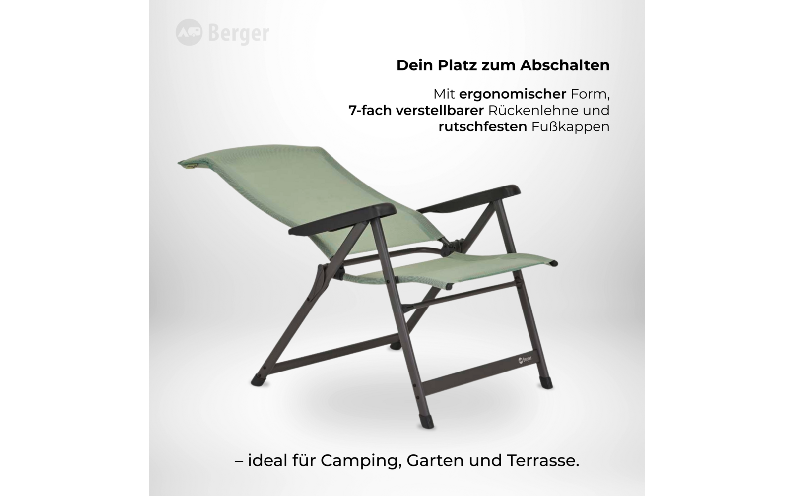 Produktbild Berger Iseo Luxus Klappstuhl (verschiedene Modelle) 1