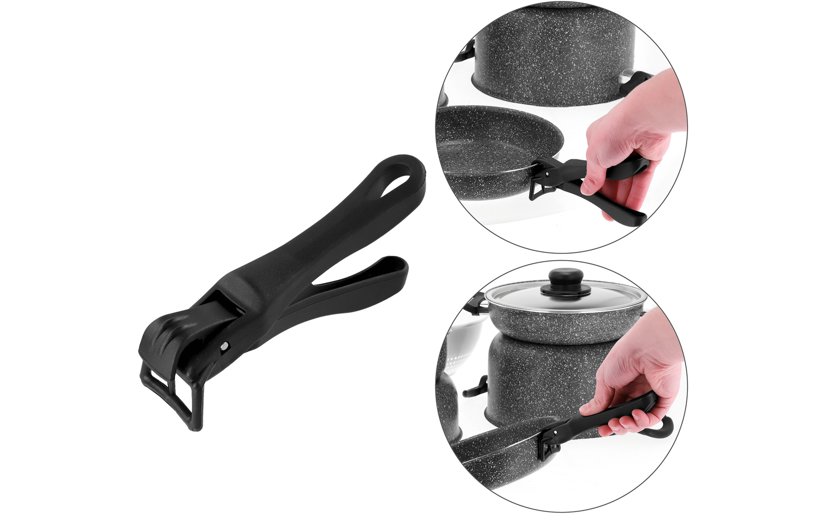 Produktbild Berger Stone Rock Topfset in Granit-Optik mit Antihaftbeschichtung 10 tlg.  1