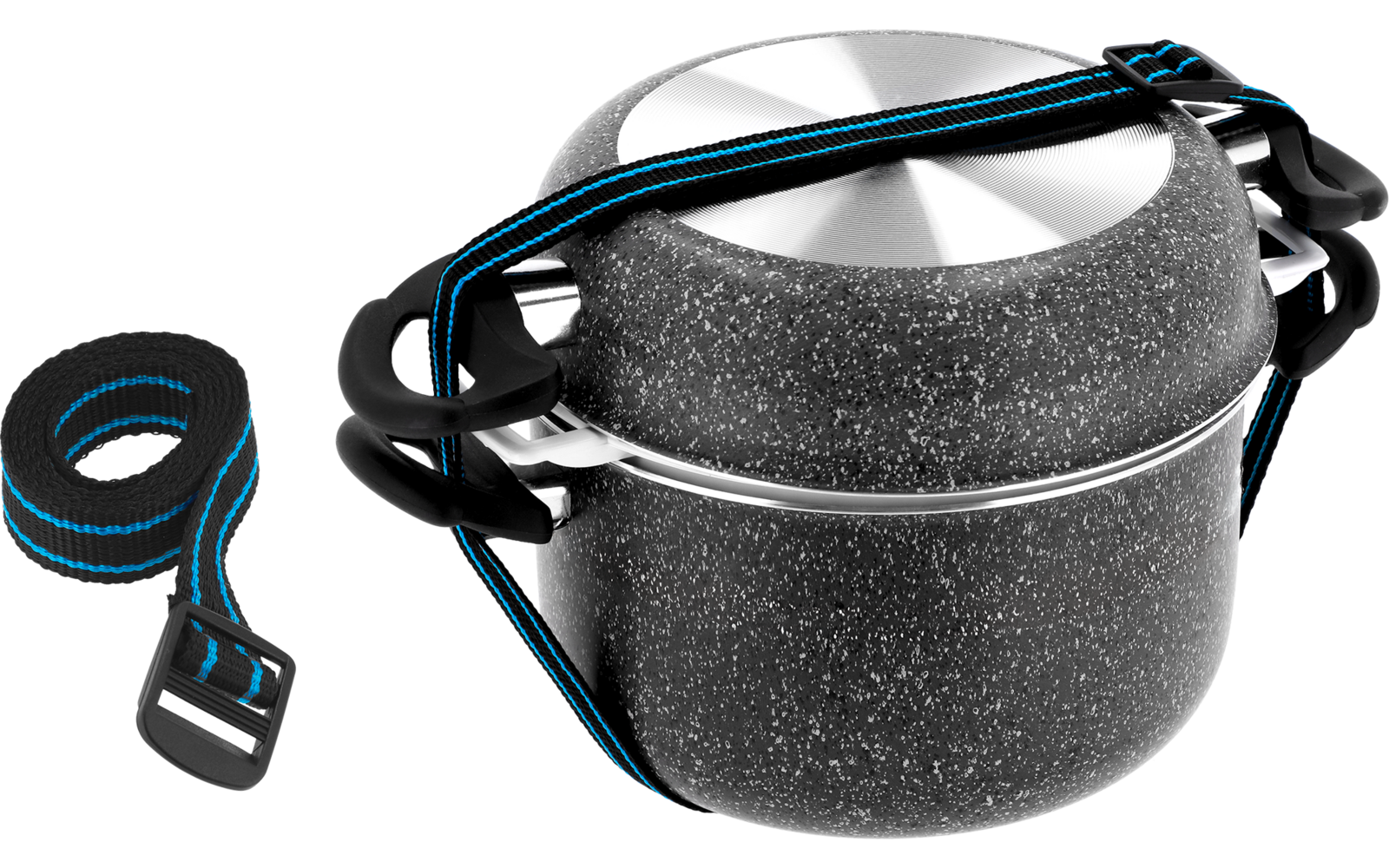 Produktbild Berger Stone Rock Topfset in Granit-Optik mit Antihaftbeschichtung 10 tlg.  1