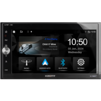 XTENT 2-Din infotainer met CarPlay en GAA
