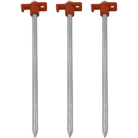Bent steel rock nails 250 mm 3 pieces