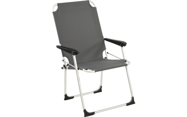 Wecamp Pirlo folding chair 55 x 52 cm with aluminum frame gray