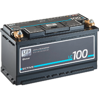ECTIVE LC 100 BT LiFePO4 Lithium Versorgungsbatterie mit Bluetoothmodul 12 V 100 Ah