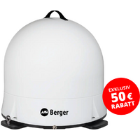 Berger Move 2.0 Mobile Satellite Antenna White