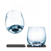 Silwy Magnet Whisky Glasses incl. Coaster Set of 2 (250 ml)