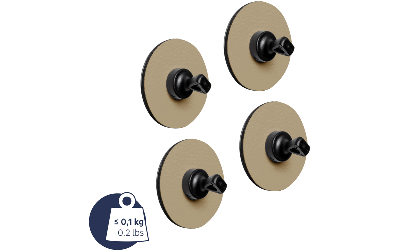 Produktbild Silwy Flex Magnethaken inkl. Metall-Nano-Gel-Pads 5 cm 8-tlg. 1