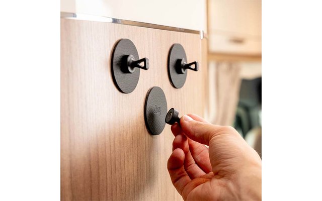 Product image Silwy Flex magnetic hook incl. metal nano-gel pads 5 cm 8 pcs. 1