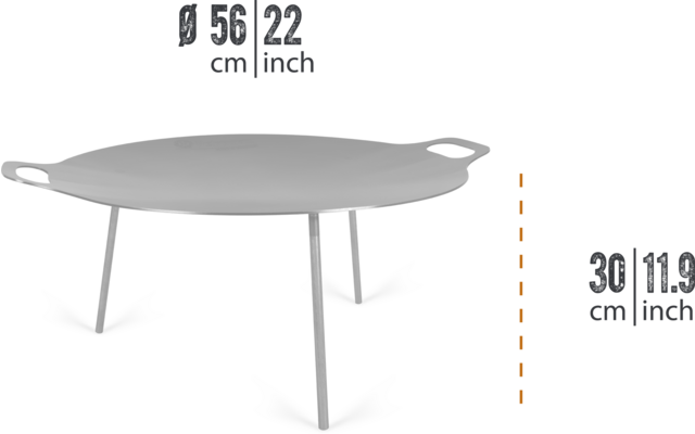 Immagine del prodotto Barbecue e braciere in acciaio Petromax gfs56 1