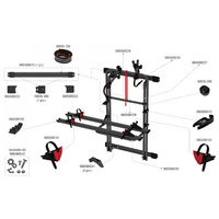 Fiamma Mounting Kit for Carry Bike DJ Ducato Deep Black Fiamma item number 98656M242
