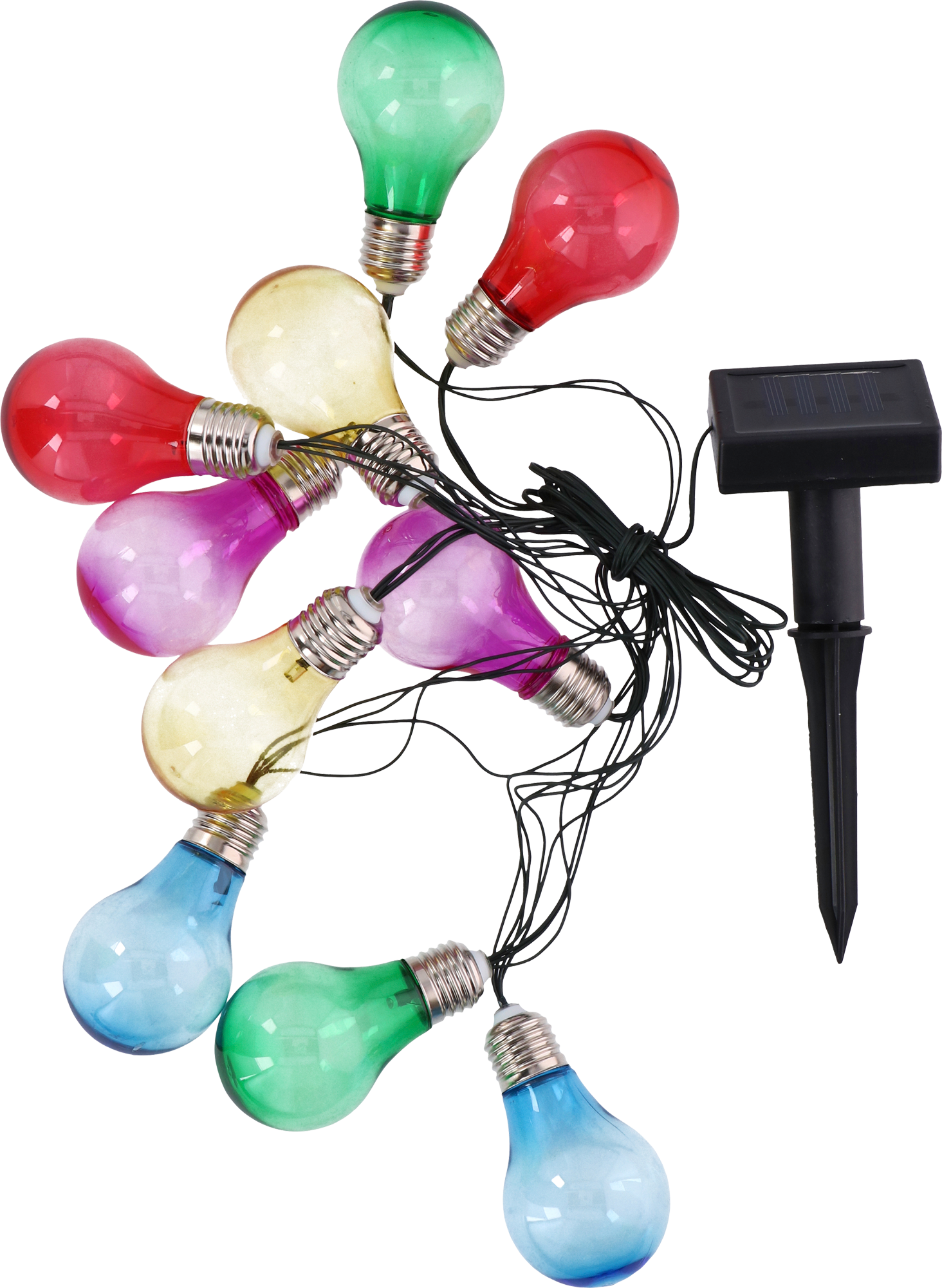 Grundig solar light chain LED with 10 bulbs - Berger Camping