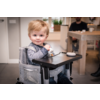 One2Stay foldable high chair incl. tray grey
