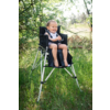 One2Stay foldable high chair for children incl. tray grey