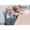 One2Stay Kinderhochstuhl faltbar mit abnehmbaren Esstisch silber