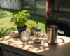 Berger French Press Maker 600 ml Kaffeezubereiter f&uuml;r 3 Tassen gr&uuml;n