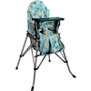 One2Stay high chair foldable with removable dining table light blue