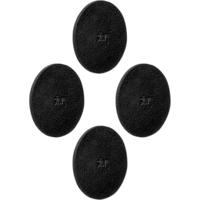silwy® Magnetic Pads 5 cm Set of 4 black