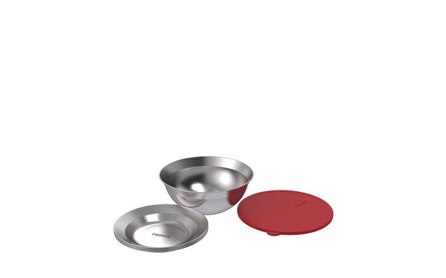 Produktbild Primus CampFire Serving Kit Camping Geschirrset aus Edelstahl mit Silikondeckel 6-teilig 1