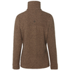 Brauner Pullover mit Stehkragen von hinten