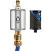 Alb Filter® MOBIL Filtro activo de agua potable | Con conexión GEKA acero inoxidable natural