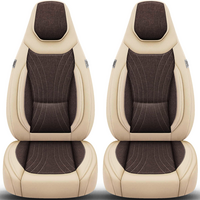 Bremer Sitzbez&uuml;ge Wohnmobil Schonbez&uuml;ge C-Serie 2 St&uuml;ck f&uuml;r Fiat Ducato / Jumper / Boxer braun/beige