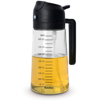 Metaltex Spice Line Essig- und &Ouml;lspr&uuml;her 400 ml mit Glasbeh&auml;lter und Skala