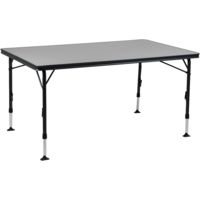 Crespo AP/276-89 height-adjustable folding table with heat-resistant table top 140 x 85 x 63-74 cm black